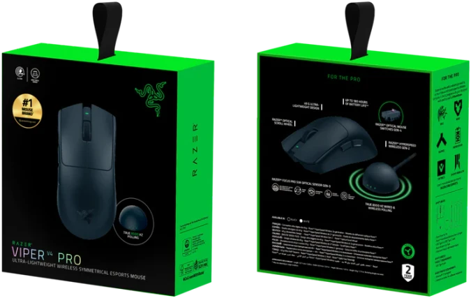 Pelė žaidimams Razer Viper V4 Pro, juodos spalvos