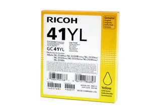 Ricoh GC41 Low (405768), geltona kasetė