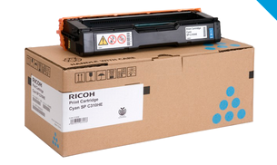 Ricoh SPC310 LC (406349) (407641), žydra kasetė