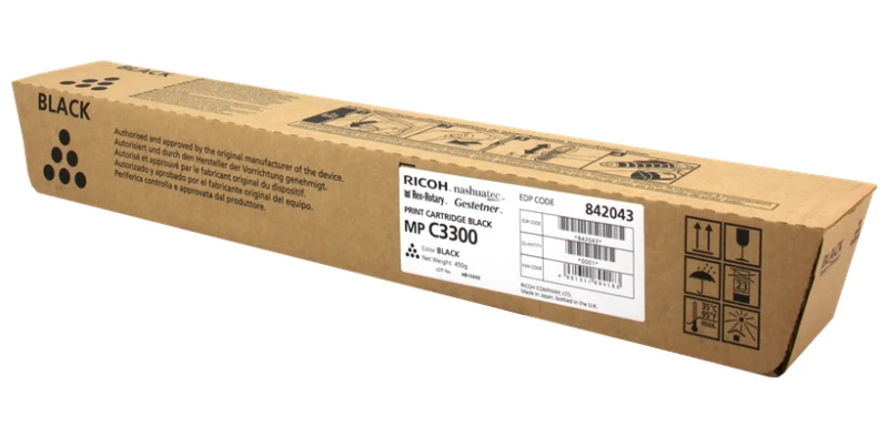 Ricoh MP C3300 (842043, 841124) Lazerinė kasetė, Juoda