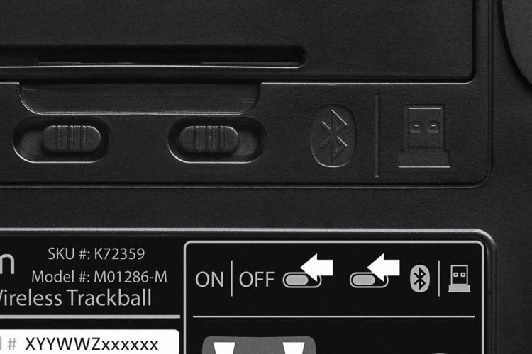 Leitz Kensington K72359WW kompiuterinė pelė RF belaidis + „Bluetooth“ Rodomasis rutuliukas Abiems rankoms