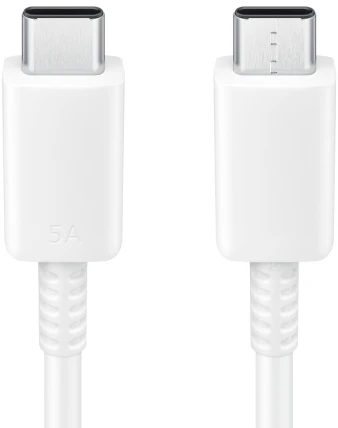 Samsung EP-DN975 USB-C Male į USB-C Male Kabelis (5A) 1m, Balta