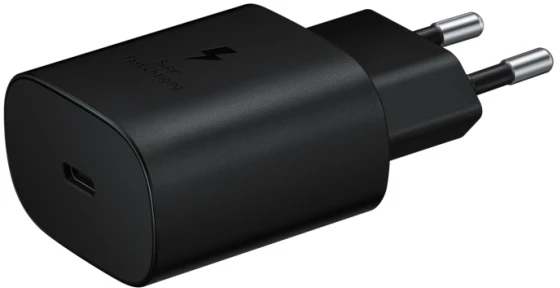Samsung EP-TA800 Super Fast Charging 25W Įkroviklis USB-C + Kabelis USB-C, Juoda
