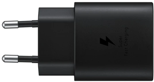 Samsung EP-TA800 Super Fast Charging 25W Įkroviklis USB-C + Kabelis USB-C, Juoda