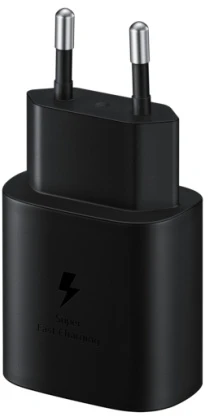 Samsung EP-TA800 Super Fast Charging 25W Įkroviklis USB-C + Kabelis USB-C, Juoda
