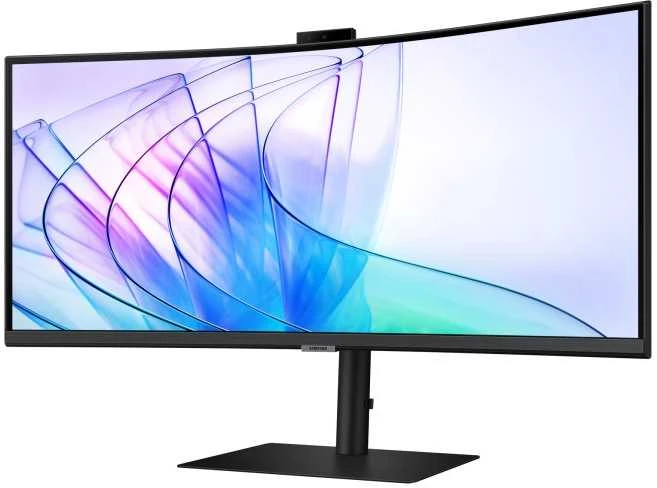 Monitorius Samsung ViewFinity S6 S65VC QHD LS34C652VAUXEN/Curved/Ultra WQHD/21:9/350 cd/㎡/USB Type-C/Adaptive image/100 Hz refresh rate