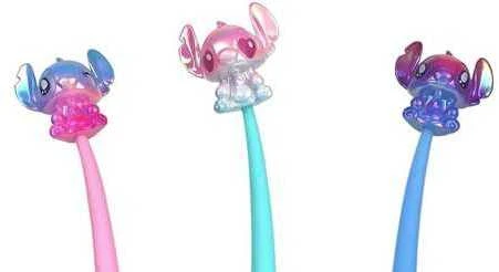 Gelinis rašiklis DISNEY Juodas, Flexy, STITCH