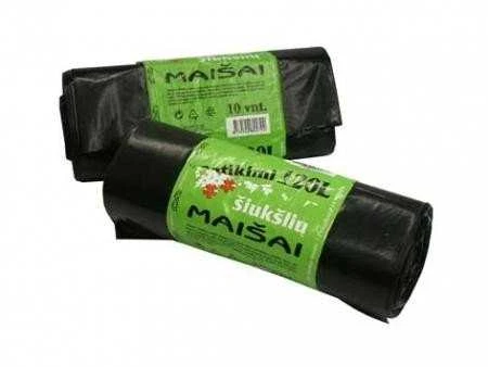 Šiukšlių maišai Plasta, 20l/20vnt., 20mikr., juodi