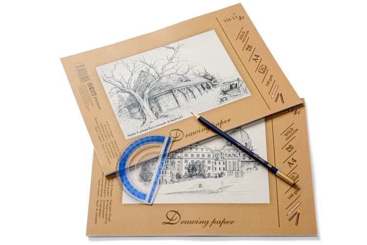 Legamaster Braižybos ir piešimo popierius SMLT A4, 160 g/m2, 20 lapų, klijuotas