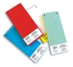 Smiltainis Skirtukai dokumentams SMLT kartoniniai 11x23,5cm 50vnt. žali