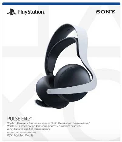 Sony Playstation 5 PULSE Elite Belaidės ausinės su dėklu, Balta