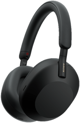 Belaidės ausinės Sony WH-1000XM5 su triukšmo slopinimo technologija, Juodos