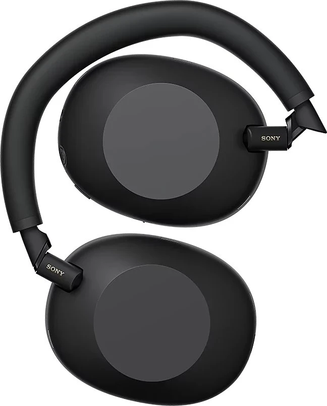 Sony WH-1000XM6 sulankstytos juodos ausinės