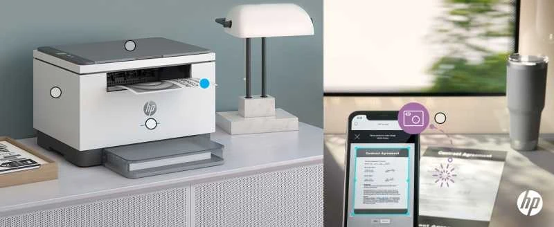 Hewlett Packard (HP) HP LaserJet MFP M234dw MFP Mono B/W lazeris Legali laikmena 29 psl/min kopija 29 ppm spausdinimas 150 lapų USB 2.0 LAN Wi-Fi šviesos bazaltas