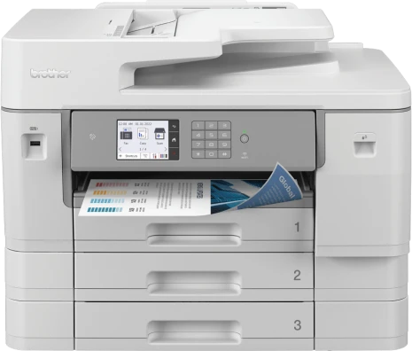 BROTHER MFC-J6957DW rašalinis spausdintuvas 4 viename, A3, automatinis dokumentų tiektuvas, dvipusis spausdinimas, belaidis internetas, 3 dėklai, 30 ipm