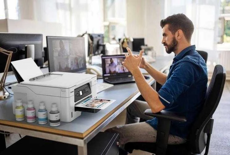 Canon MAXIFY GX3050 Spausdintuvas rašalinis spalvotas MFP A4 18 ppm USB Wi-Fi