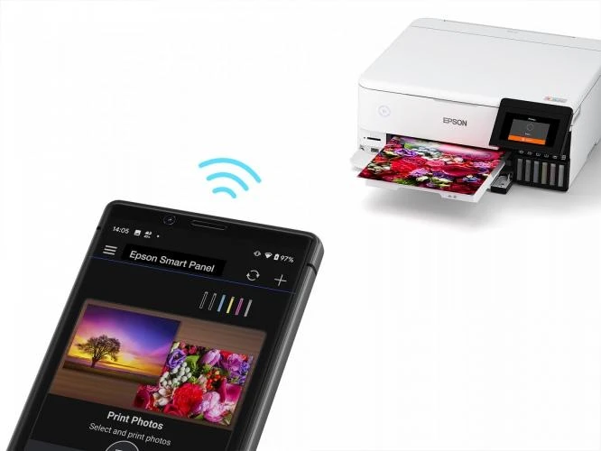 Epson | Wireless Photo Spausdintuvas | EcoTank L8160 | Inkjet | Spalvotas | Inkjet Daugiafunkcinis Spausdintuvas | A4 | Wi-Fi | Pilkas