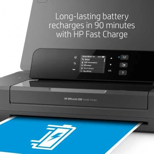 Hewlett Packard (HP) Spausdintuvas rašalinis HP OfficeJet 200 Mobile Spausdintuvas (CZ993A)