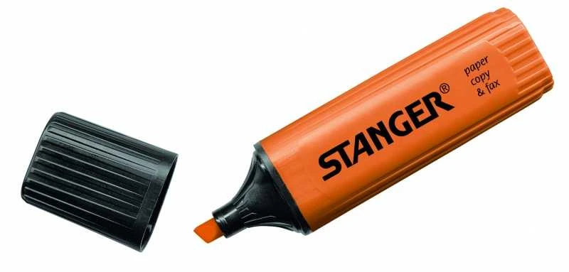 Otto Office Stanger Teksto žymeklis 1-5 mm, oranžinis, 1 vnt. 180002000