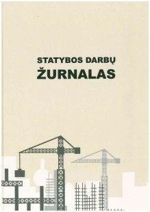 Technoinform Statybos darbų žurnalas, A4 (106) 0720-051