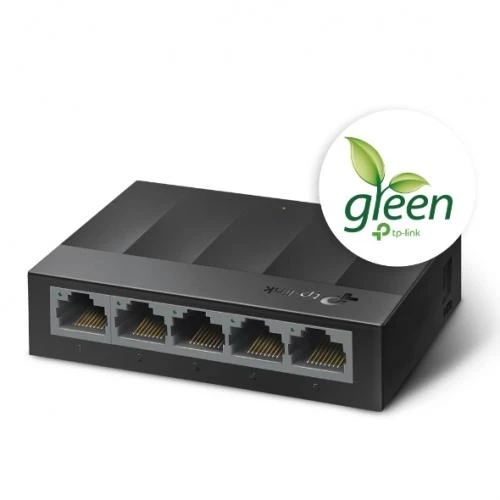 Šakotuvas TP-LINK LiteWave 5 prievadų gigabito darbalaukio komutatorius su 5 gigabito RJ45 prievadais, plieniniame korpuse