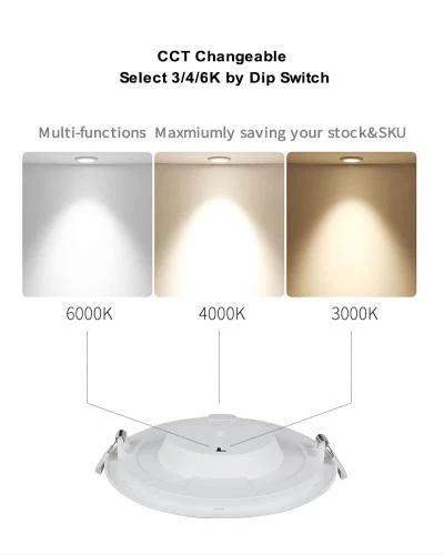 Mi TJ Šviestuvas, įmontuojamas, LED, 12W, 155mm