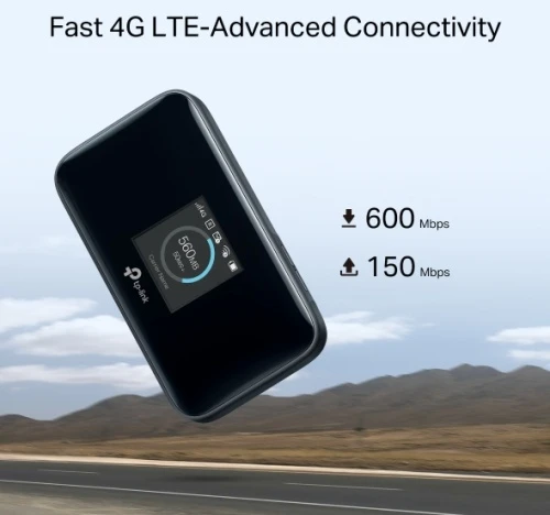 Maršrutizatorius TP-LINK | 600 Mbps LTE-Advanced mobilusis „Wi-Fi“ | M7750 | 802.11ac | Tinklo palaikymas: Ne | MU-MiMO: Ne | 4G | Antenos tipas: Vidinė