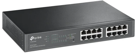 TP-Link TL-SG1016PE 16-Port Gigabit Easy Smart PoE Šakotuvas su 8-Port PoE+