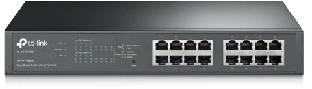 TP-Link TL-SG1016PE 16-Port Gigabit Easy Smart PoE Šakotuvas su 8-Port PoE+