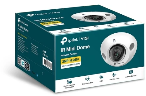 TP-Link VIGI C230I MINI(2.8MM) 3MP IR Mini Dome Tinklo kamera