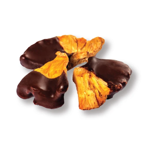Tropicks Džiovinti ananasai su juoduoju šokoladu 100 g