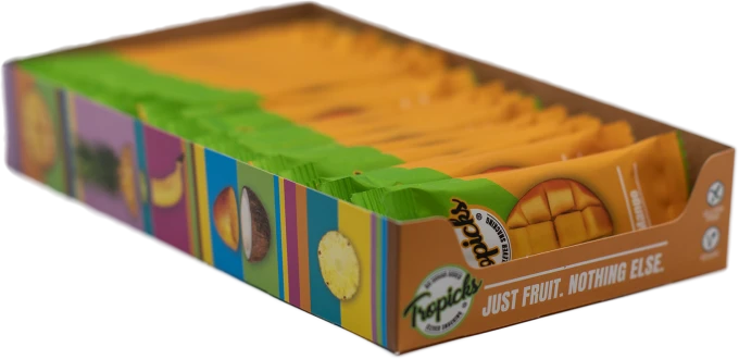 Tropicks Džiovintų mangų batonėlis, 20 g