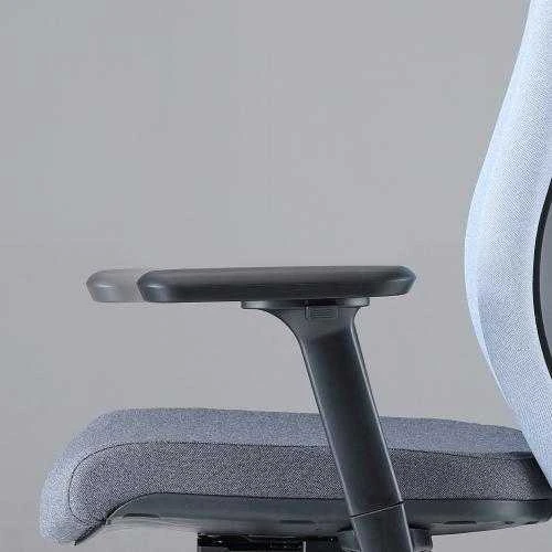 Up Up Athene ergonominė biuro kėdė Juoda, Pilkas + Mėlynas audinys