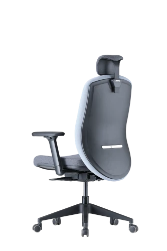 Up Up Athene ergonominė biuro kėdė Juoda, Pilkas + Mėlynas audinys