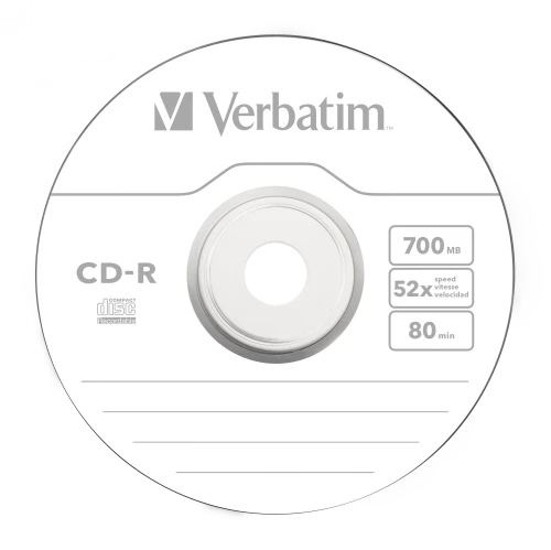 Verbatim 43437 CD-R 700MB 52X Extra Protection Surface diskai (10 vnt pakuotėje)