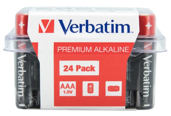 Verbatim 49504 Alkaline baterijos AAA LR03 (24 vnt pakuotėje)