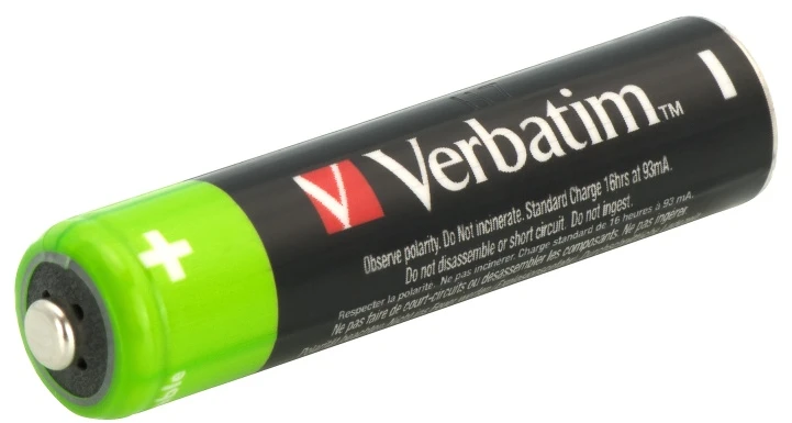 Verbatim 49514 Įkraunamos baterijos NiMH AAA HR03 950mAh (4 vnt pakuotėje)