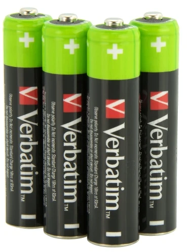 Verbatim 49514 Įkraunamos baterijos NiMH AAA HR03 950mAh (4 vnt pakuotėje)