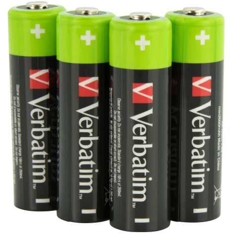 Verbatim 49517 Įkraunamos baterijos NiMH AA HR6 2500mAh (4 vnt pakuotėje)