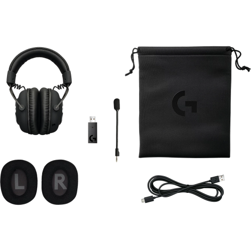Belaidės Žaidimų ausinės Logitech G PRO X WIRELESS LIGHTSPEED, BLUE VO!CE,  PRO-G 50mm, DTS X 2.0 | Varle.lt