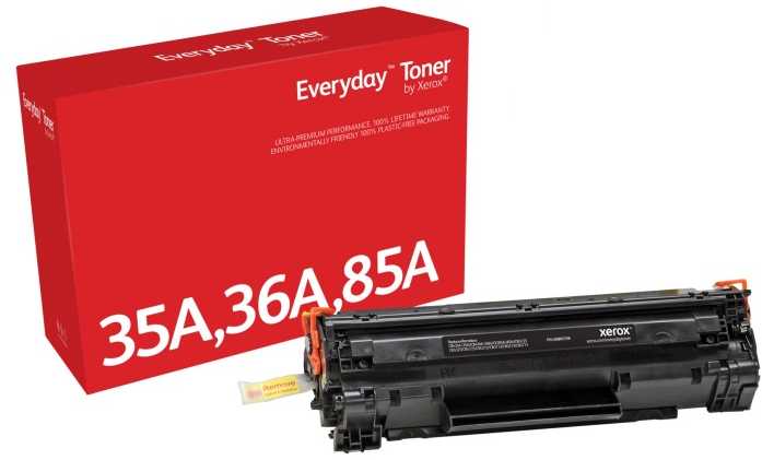 Xerox Everyday For HP 35A HP 36A HP 85A (CB435A/ CB436A/ CE285A) Standard, Lazerinė kasetė, Juoda