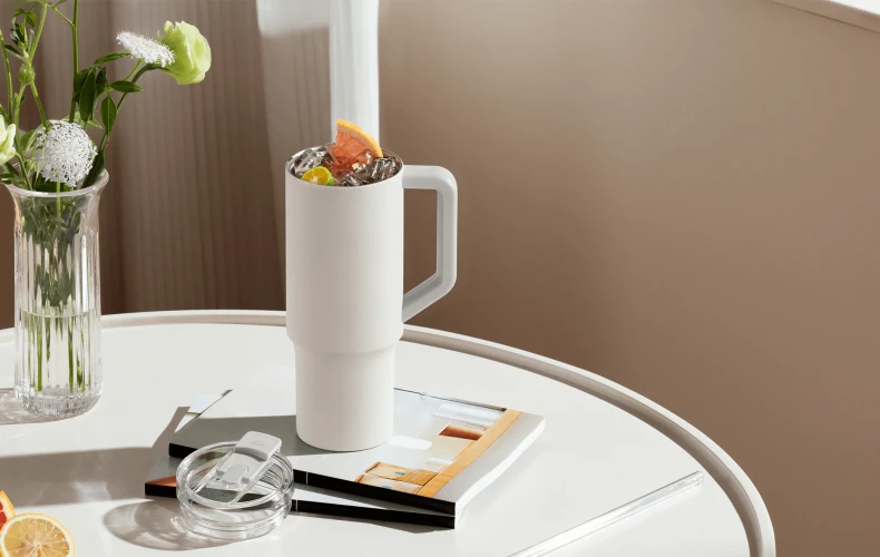Xiaomi | Straw Mug | Capacity 1 L | Material Nerūdijantis plienas | Baltas