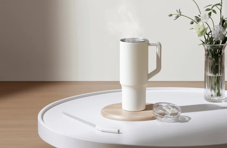 Xiaomi | Straw Mug | Capacity 1 L | Material Nerūdijantis plienas | Baltas