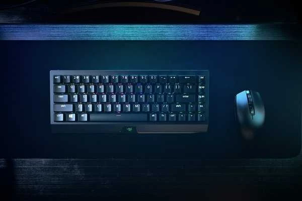 Belaidė 65% Klaviatūra Razer BlackWidow V3 Mini HyperSpeed su Razer Chroma RGB, Yellow Switch, US išdėstymas