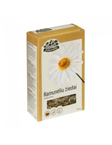 Žolelių arbata ŽOLYNĖLIS Ramunėlių žiedai, 25 g
