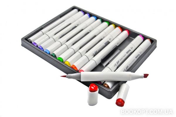 Žymekliai eskizams dvipusiai Colorino Artist 12 spalvų