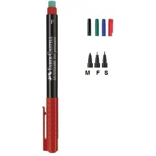 <p><strong>Žymeklis permanentinis Faber-Castell 1525 M, 1.0 mm, žalias 1213-043</strong></p>