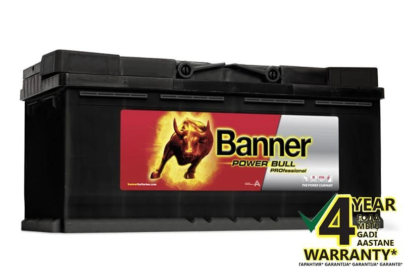 BANNER Power Bull Pro P10040 100Ah 820A (EN) akumuliatorius