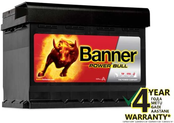 BANNER Power Bull Pro P6340 63Ah 620A (EN) akumuliatorius