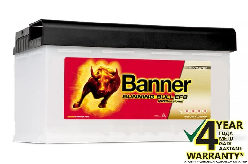 BANNER Runnig Bull EFB PRO 58511 85Ah 780A (EN) akumuliatorius